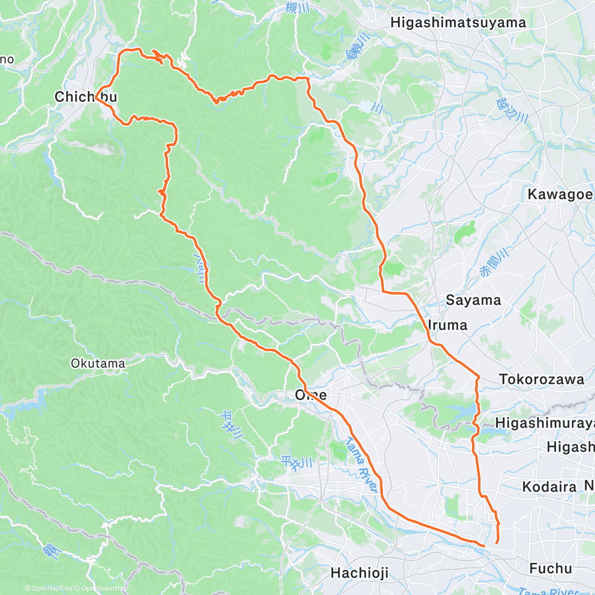 Map of the activity, LT、ロング