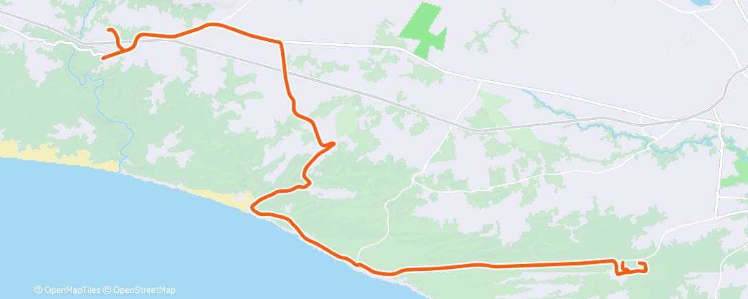 Map of the activity, Morning Ride