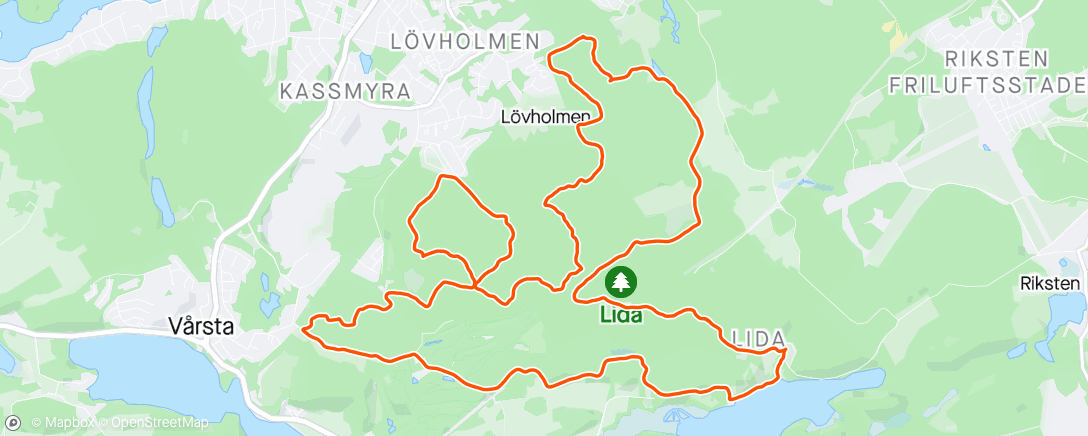 Map of the activity, Lida Loop 3