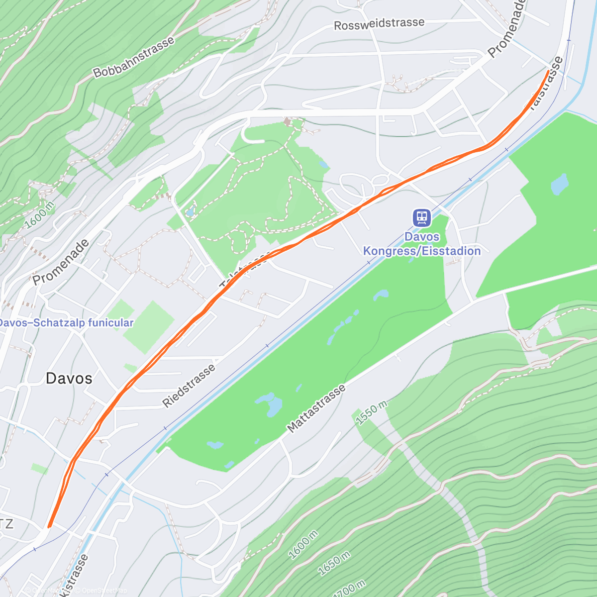 Map of the activity, Running Adventcalender: 4km for December 4th