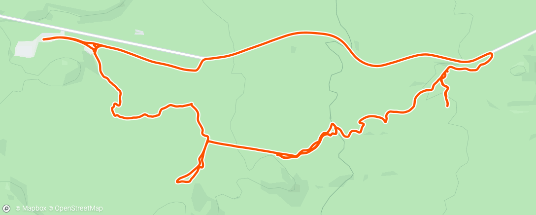 Map of the activity, Lunch Ride
