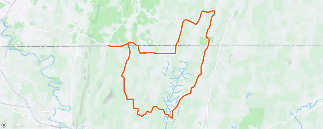 Map of the activity, Work out #1 Miles with Mark 2