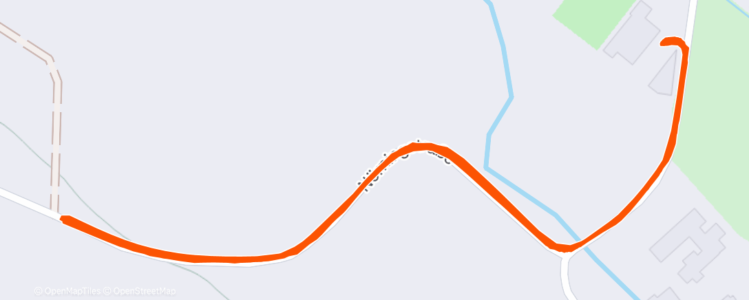 Map of the activity, Lauf am Nachmittag