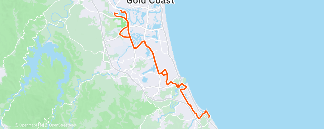 Map of the activity, Macca’s Tuesday