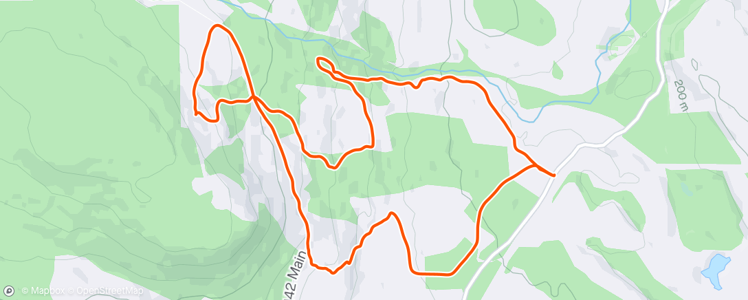 Map of the activity, Slow legs
