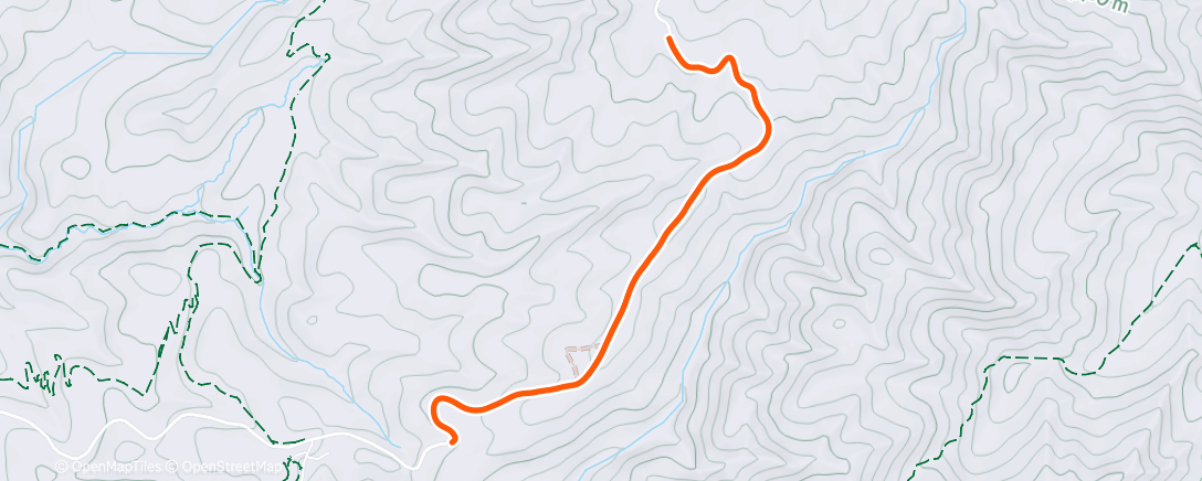 Map of the activity, Afternoon Hike