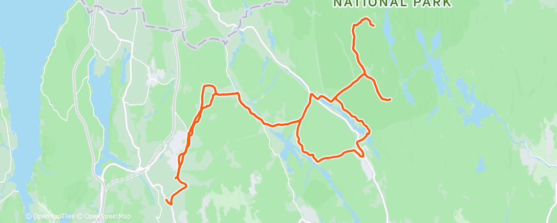 Map of the activity, Morning Ride