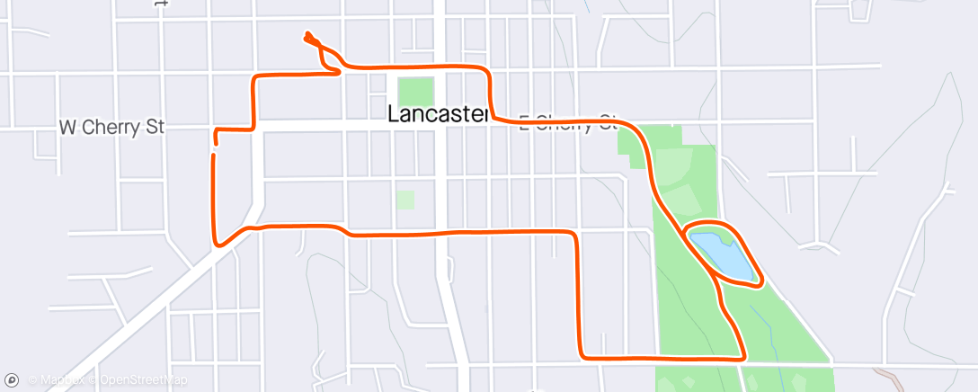 Map of the activity, Knee scooter