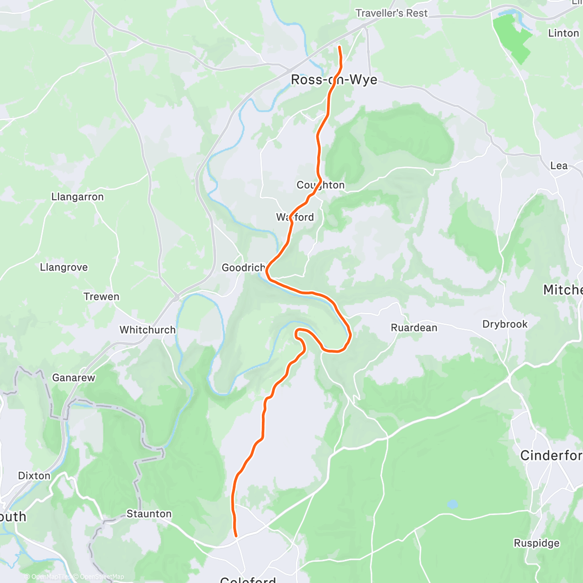 Map of the activity, ROUVY - Spin-Ups Lite | Simon Yates's favourite