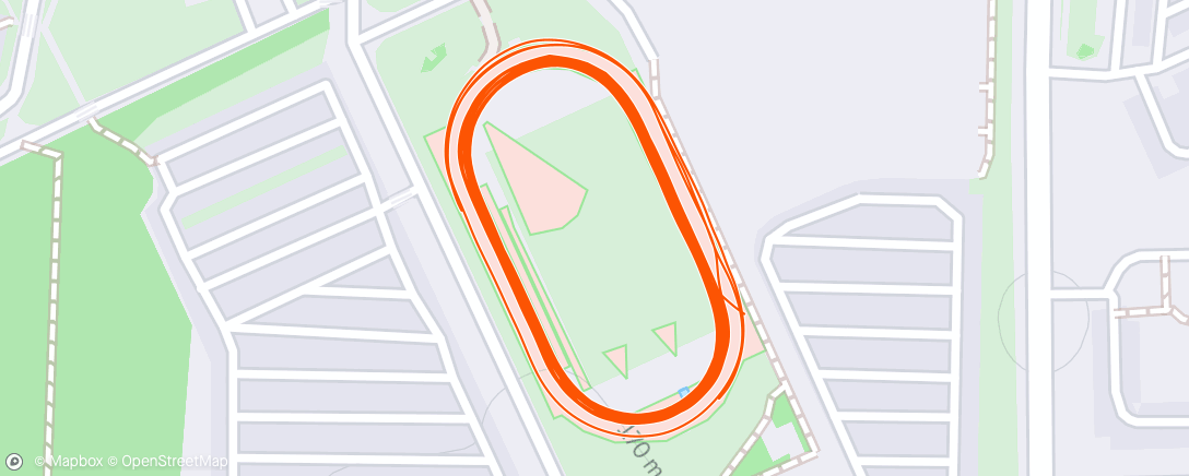 Map of the activity, Morning Run