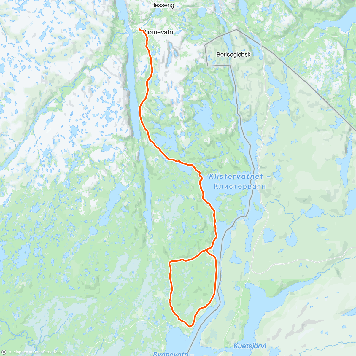 Mapa da atividade, Vårstemning i Pasvikdalen