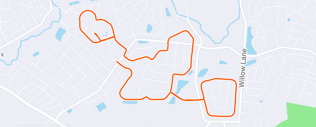 Карта физической активности (Lunch Run)