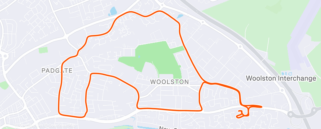 Map of the activity, Easy 50