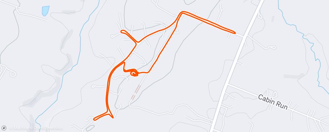 Map of the activity, Afternoon Walk