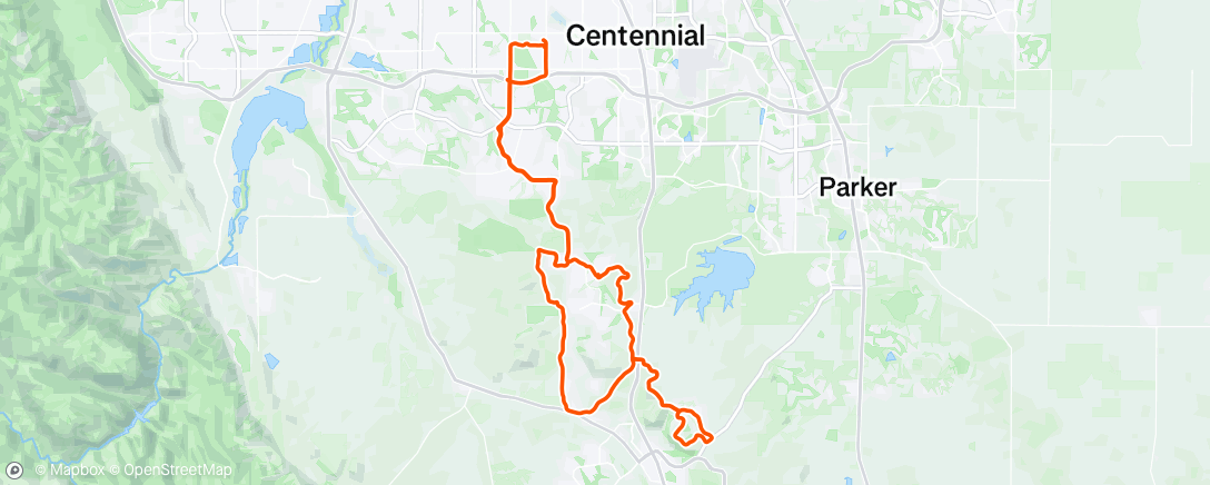 Map of the activity, Morning Ride