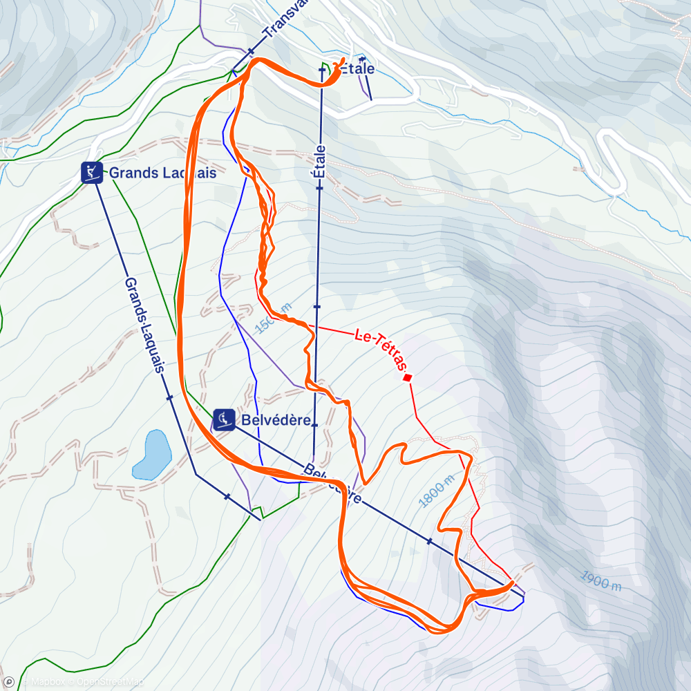 Map of the activity
