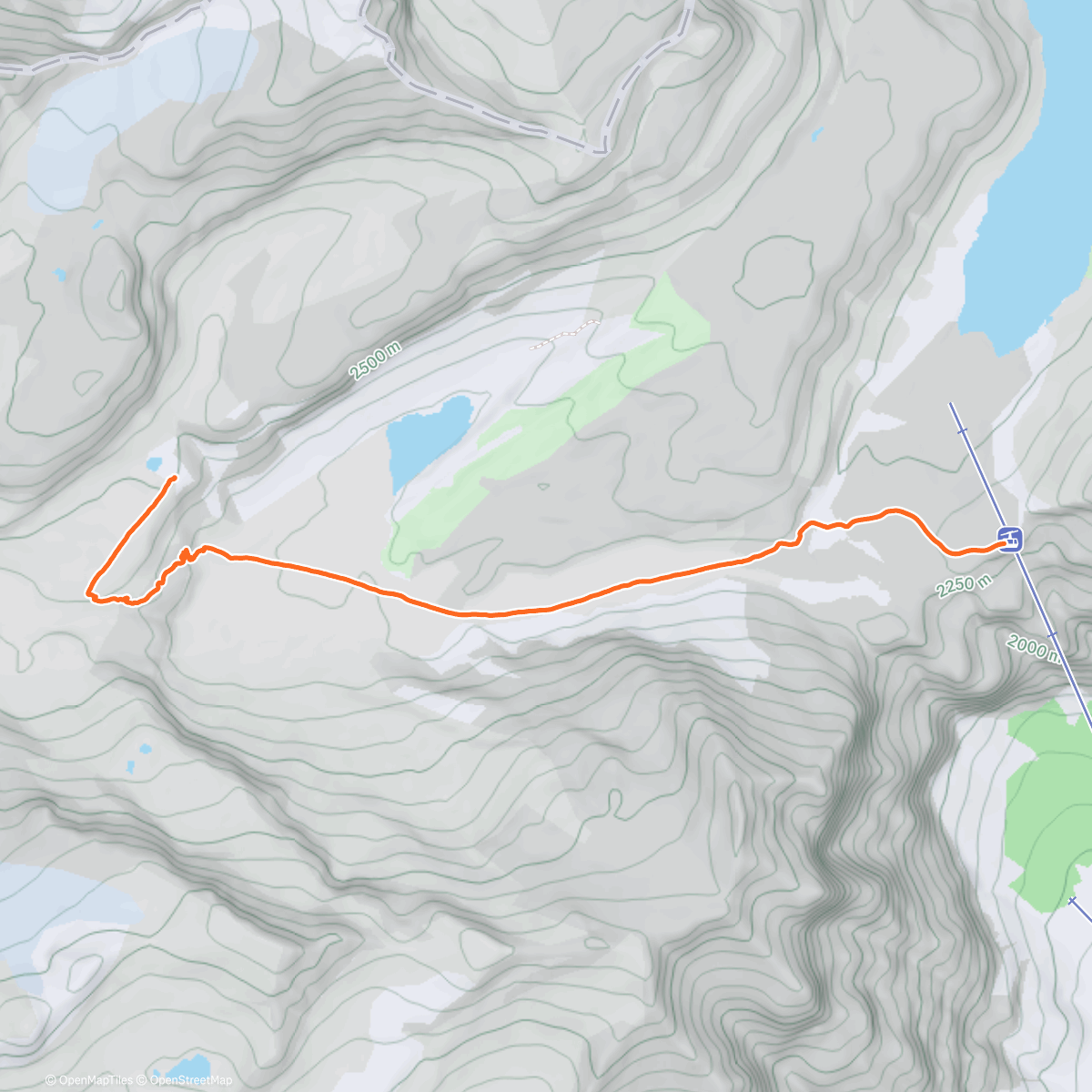Map of the activity, Gemmipass - Lämmerenhütte