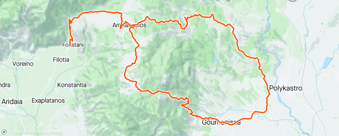 Map of the activity, Giro di Paiko!!