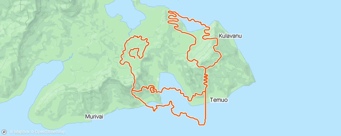 Map of the activity, Zwift - PPD Test in Watopia is this the turning point?
