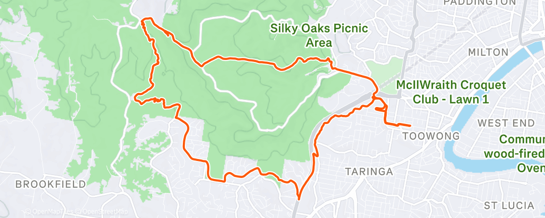 Mapa de la actividad (Morning Ride)