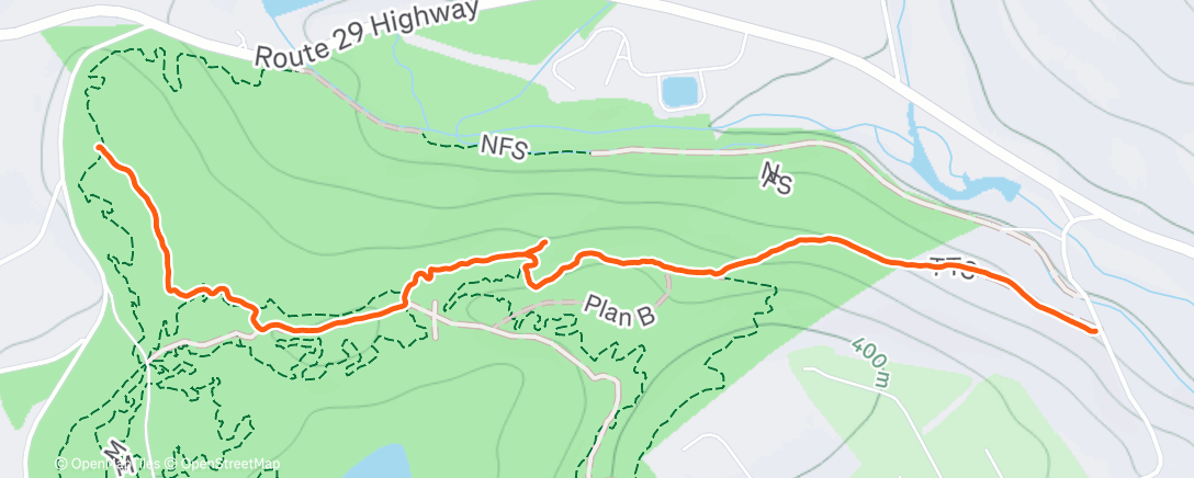 Map of the activity, Last deer hunt of 2025 season