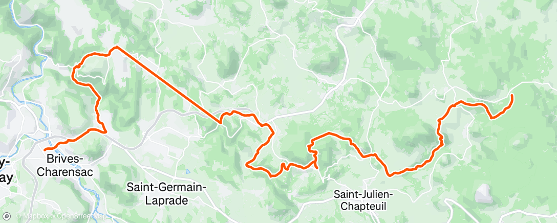 Map of the activity, Maygalexperience
