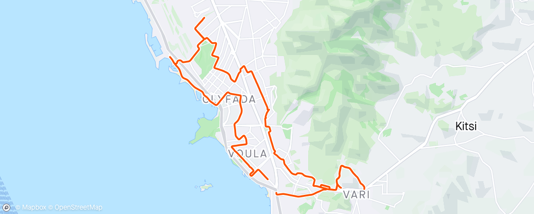 Map of the activity, 2024-02-19Ride🦾🦿🚴