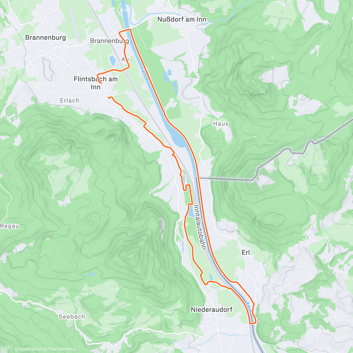 Map of the activity, Platzerl-verbrennungs-Run 🏃‍♀️🔥🍪☀️