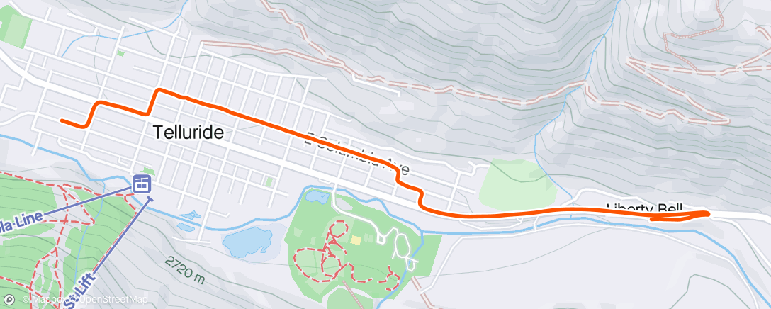 Map of the activity, Bonus ride