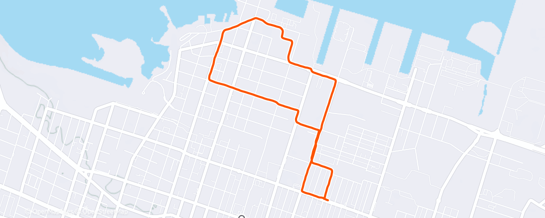 Map of the activity, Wildcat fundraiser 5k