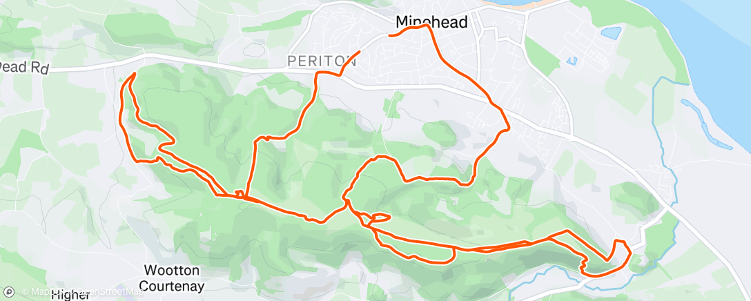 Map of the activity, Evening E-Mountain Bike Ride
