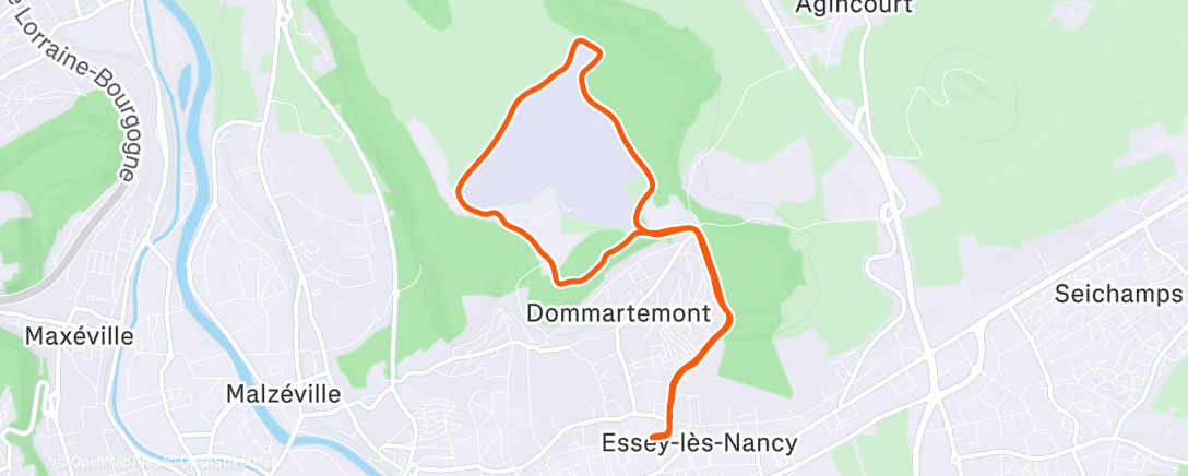 Map of the activity, Tour du plateau !