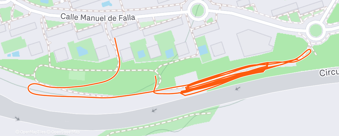 Карта физической активности (Carrera de tarde)