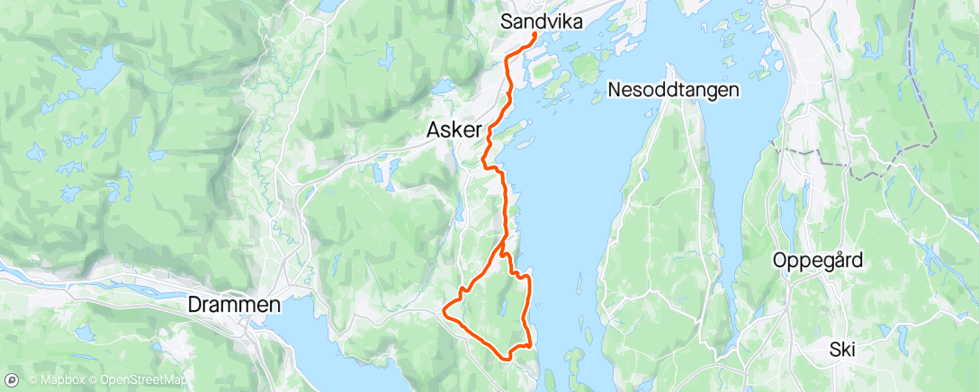 Map of the activity, Vårslepp