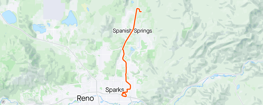 Карта физической активности (Walk at reservoir and drive home.  2 mile walk)