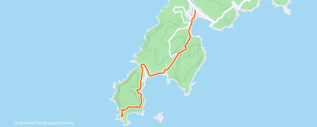 Map of the activity, Day 80 - And a quick yomp back to the nearest campsite