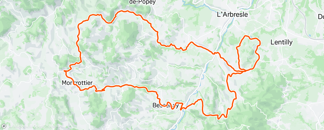 Map of the activity, Sortie 🚴😁👍 du samedi, ça va,il fait pas si froid que ça 😂 en mode tranquille quoi 😗