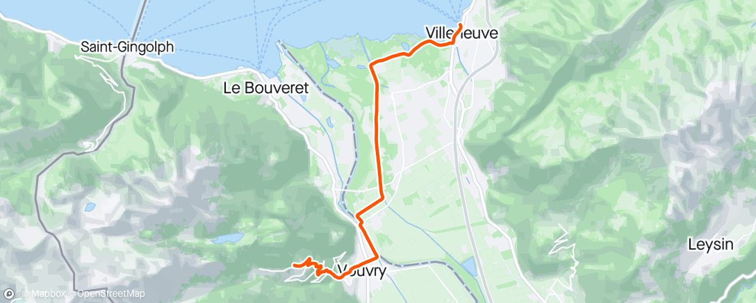 Mappa dell'attività Retour du chalet sans bouchons