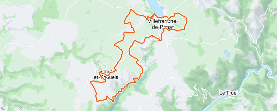 Carte de l'activité