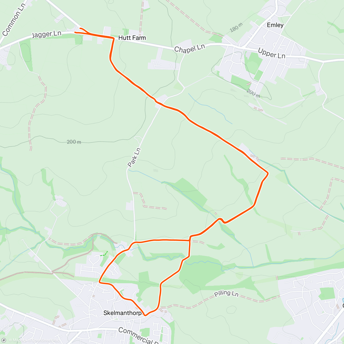 Map of the activity, Lovely walk with Libby 🥰