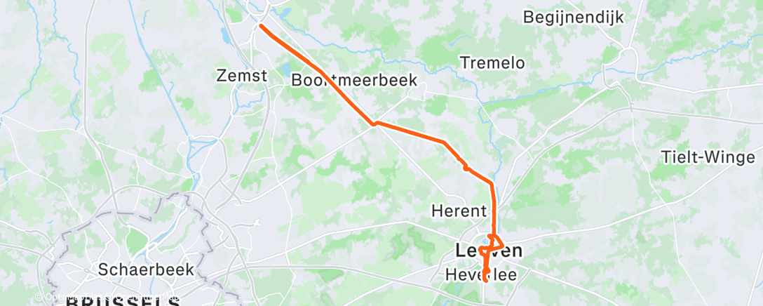 Map of the activity, 56k Vaartopia - Passing 40000 km on this bike