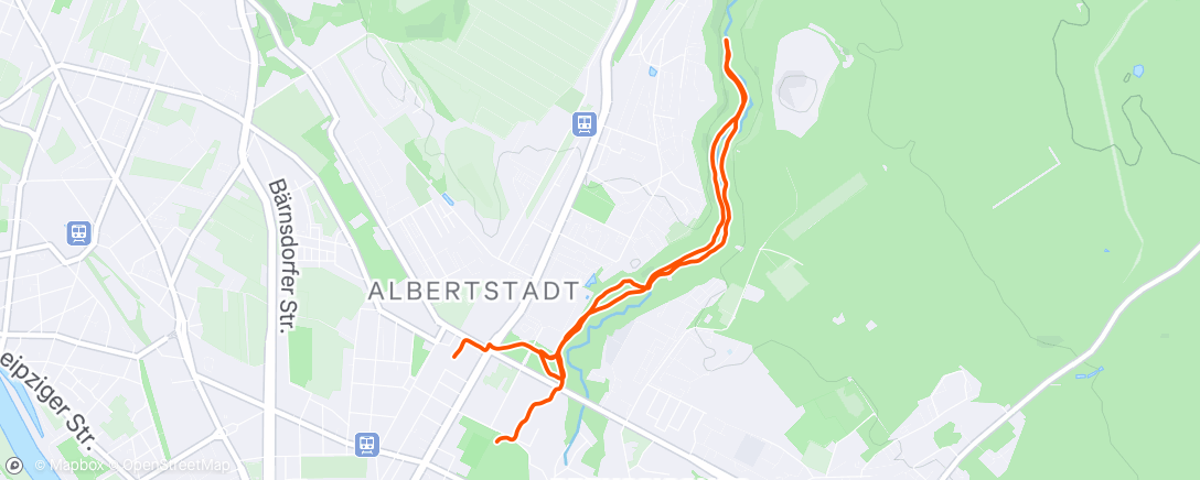 Map of the activity, Knister