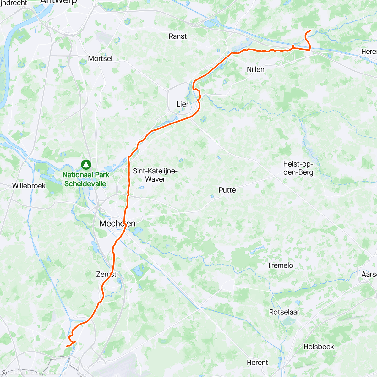 Map of the activity, Werk woonverkeer