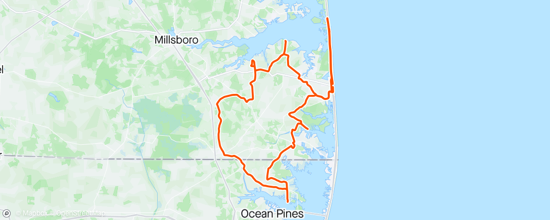Карта физической активности (Morning E-Bike Ride)