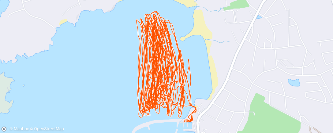 Map of the activity, Windsurf, Night by Waterspeed ✅