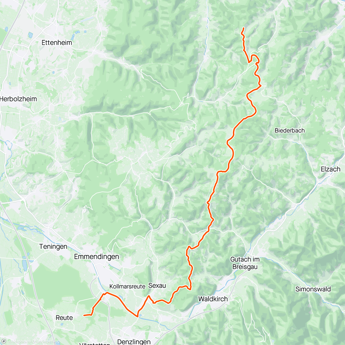 Карта физической активности (Heimweg MTB-Bikepacking Tour 🐐🌱)