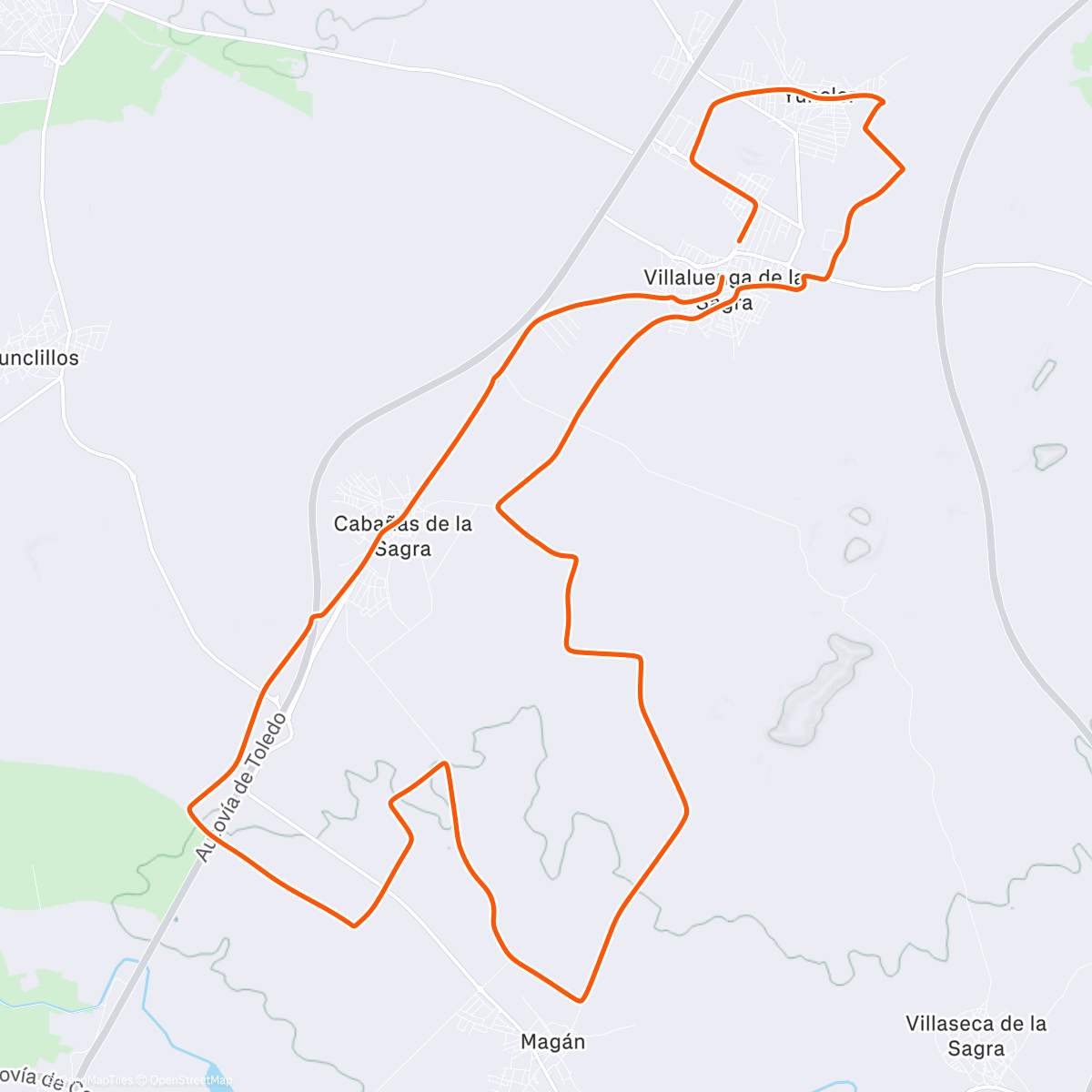 Map of the activity, 76.- paseo de pruebas