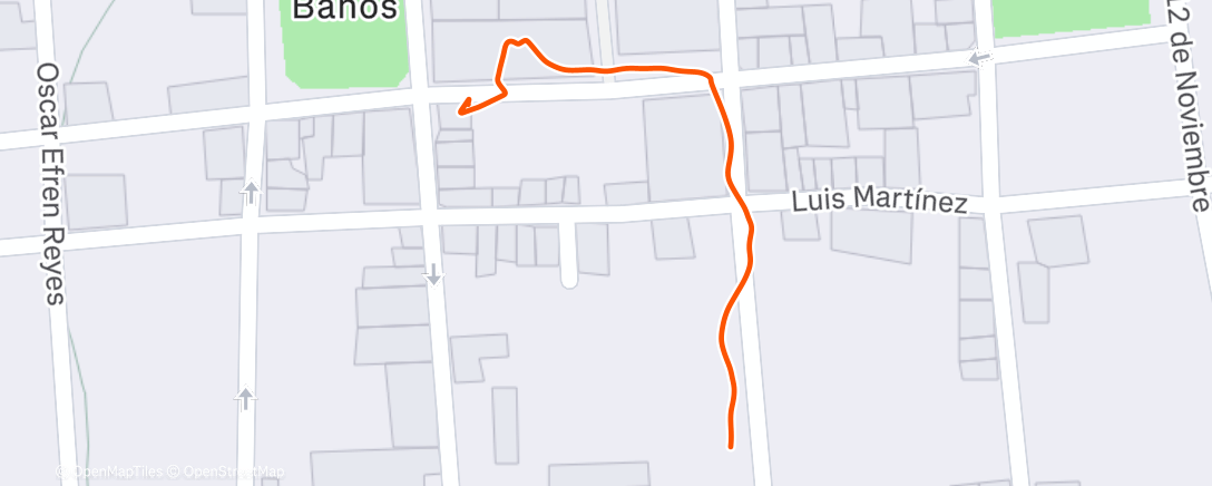 Карта физической активности (Caminata por la mañana)