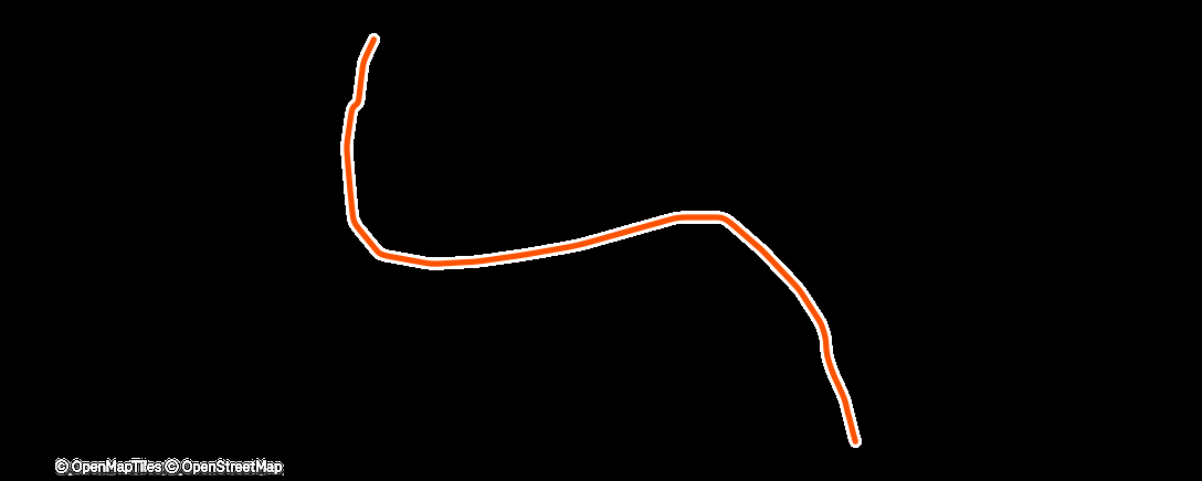 Map of the activity, Nachtspaziergang