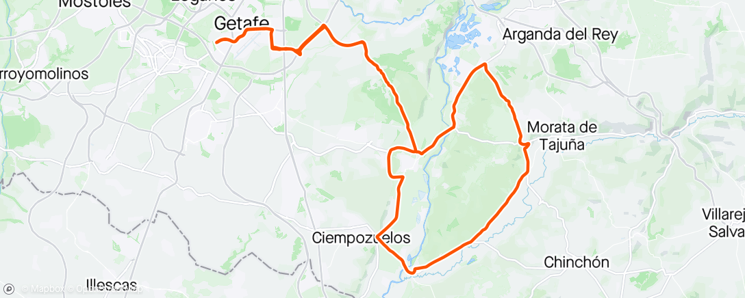Map of the activity, Cafelito en Titulcia